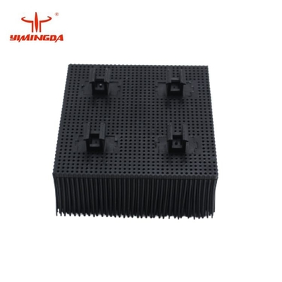 Bàn chải phụ tùng máy cắt tự động Bristle 100x100x42mm Chất liệu Poly Màu xanh lam / đen