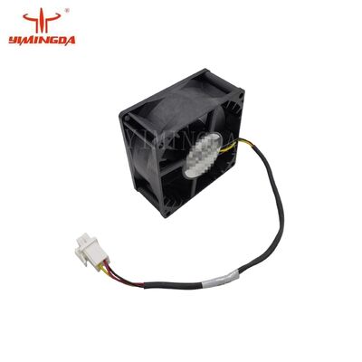 Chiếc máy cắt dệt may phụ tùng số 1012453000 / 1011409000 Fan, 80x80x38mm, 90CFM, 24VDC