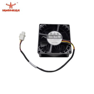 Chiếc máy cắt dệt may phụ tùng số 1012453000 / 1011409000 Fan, 80x80x38mm, 90CFM, 24VDC