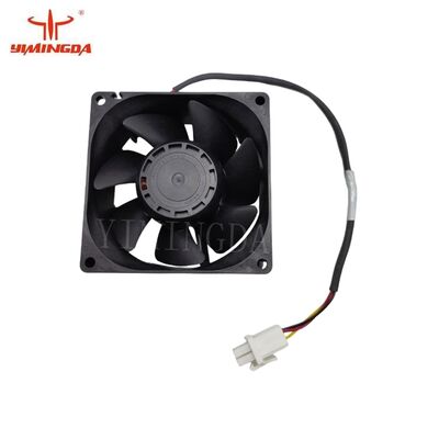 Chiếc máy cắt dệt may phụ tùng số 1012453000 / 1011409000 Fan, 80x80x38mm, 90CFM, 24VDC