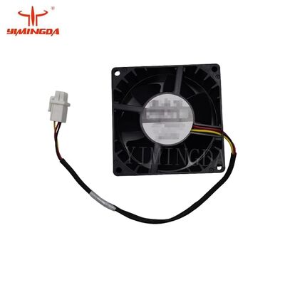 Chiếc máy cắt dệt may phụ tùng số 1012453000 / 1011409000 Fan, 80x80x38mm, 90CFM, 24VDC