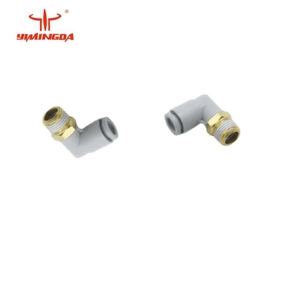 PN 465501062 Phụ tùng máy cắt Lắp ống khuỷu tay nam W / Chất bịt kín 6MM 1/8R